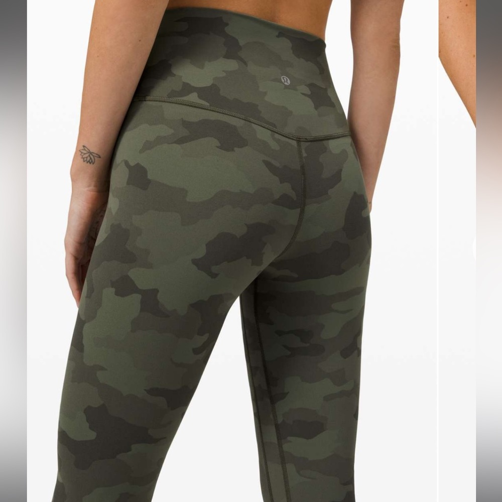 Lululemon align pant green camo